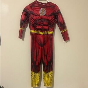 "The Flash" 100% polyester muscle children's costume size medium